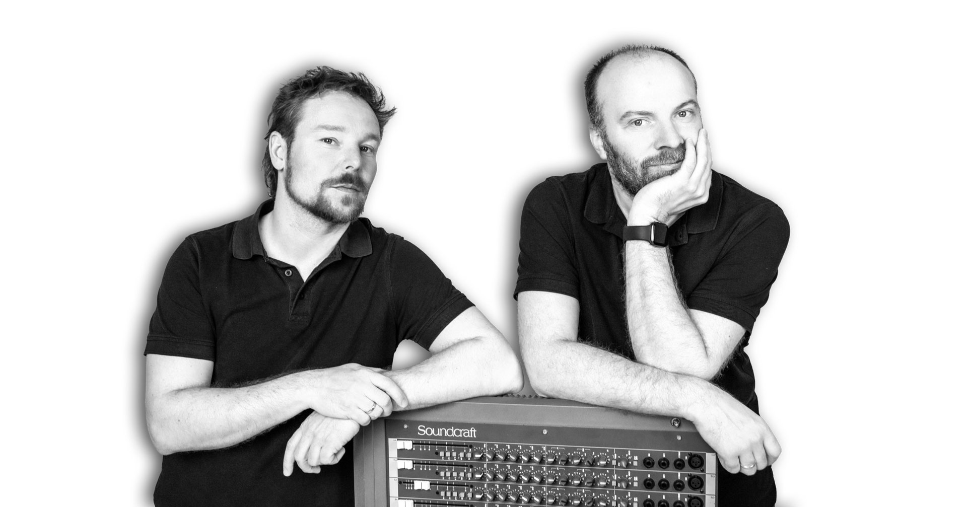 Adam Lemm und Fabian Scherer, Gründer, Tontechnik Workshops